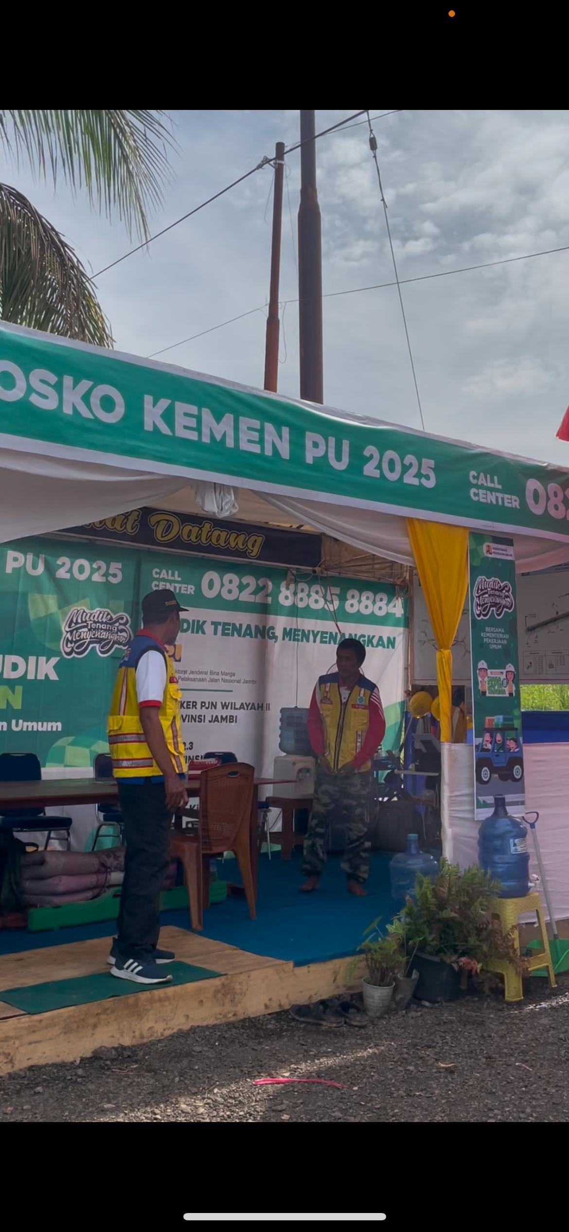 Fasilitas Lengkap dan Siaga Bencana: Posko BPJN Jambi Bungo Jadi Pilihan Pemudik