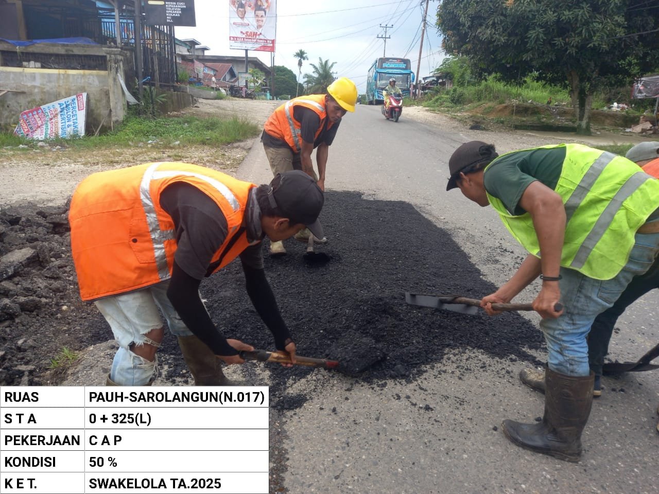 189 Lubang Jalan Diperbaiki, PPK 1.2 Antisipasi Hambatan Arus Mudik Idul Fitri 2025