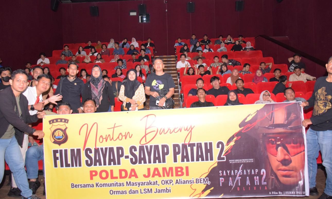 Nobar Film Sayap-sayap Patah, Kapolda Jambi Sampaikan Pesan Moral Untuk Masyarakat Tangkal Radikalisme dan Terorisme 
