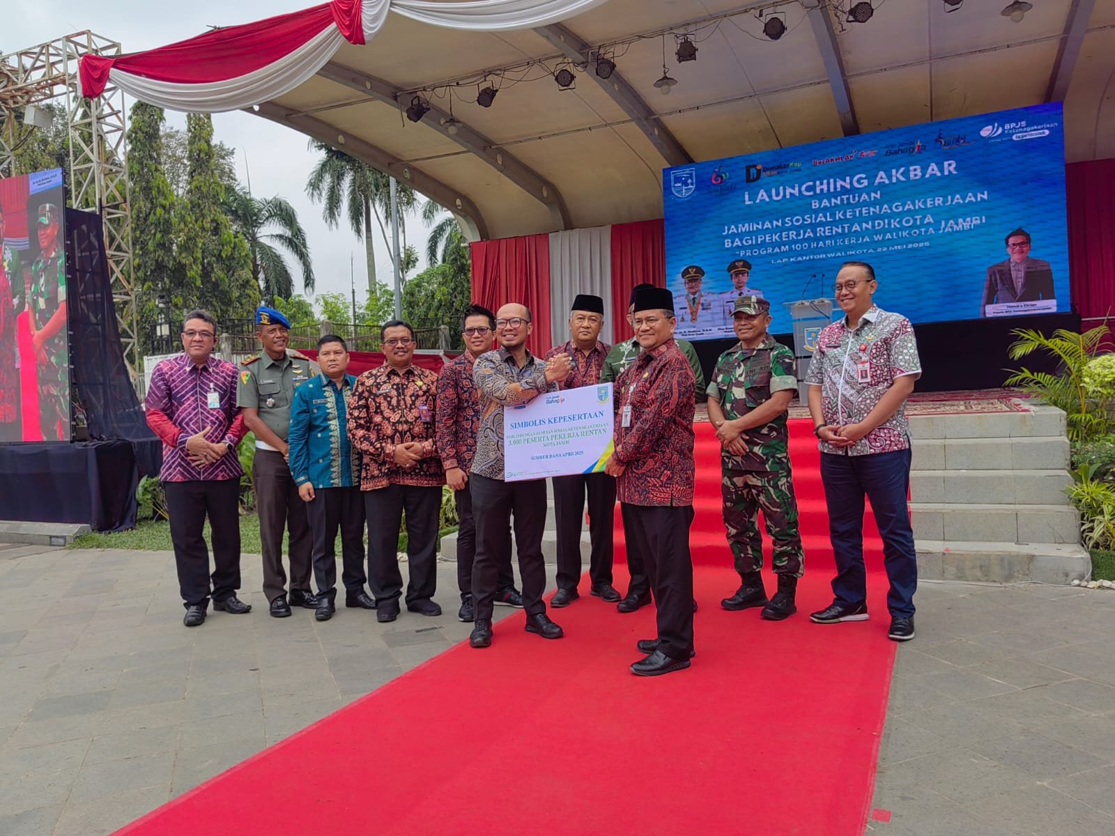 Disnaker Kota Jambi Verifikasi 3.000 Pekerja Rentan Terima JKK dan JKM