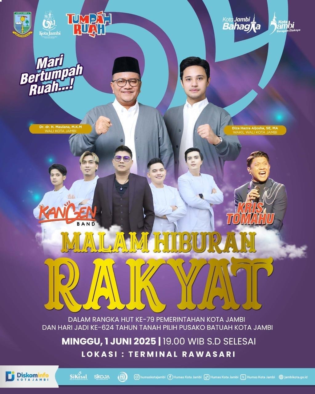 Kangen Band Guncang Jambi Malam Ini! Ribuan Warga Siap Bertumpah Ruah