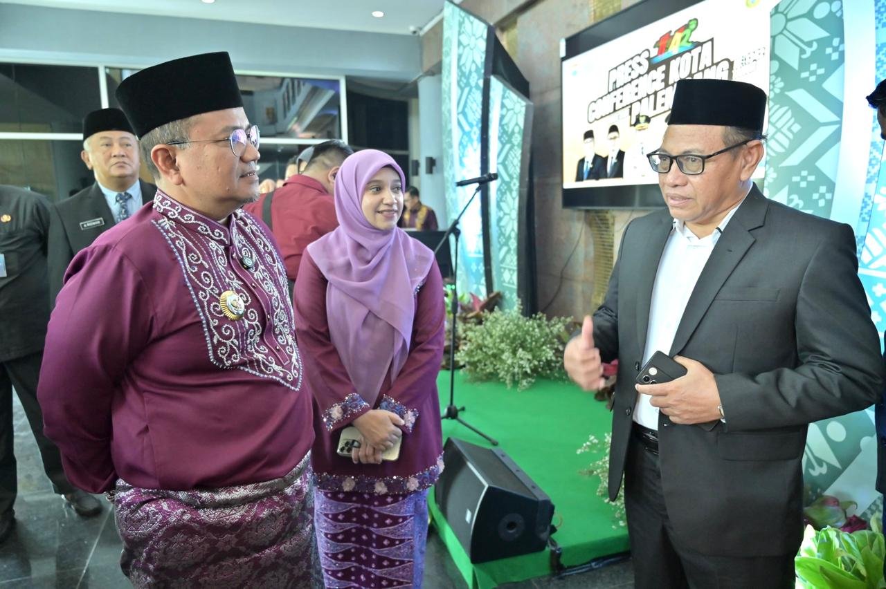 Wali Kota Maulana Hadiri HUT Kota Palembang, Bawa Misi Komwil II APEKSI Bangun Jaringan Antar-Kota