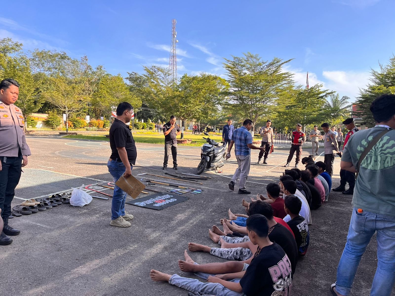 Terlibat Tawuran dan Bawa Celurit, 21 Remaja Geng Motor Diciduk Polisi