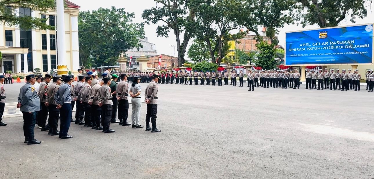 Kerahkan 422 Personel! Operasi Patuh 2025 Polda Jambi Sasar Sejumlah Pelanggaran