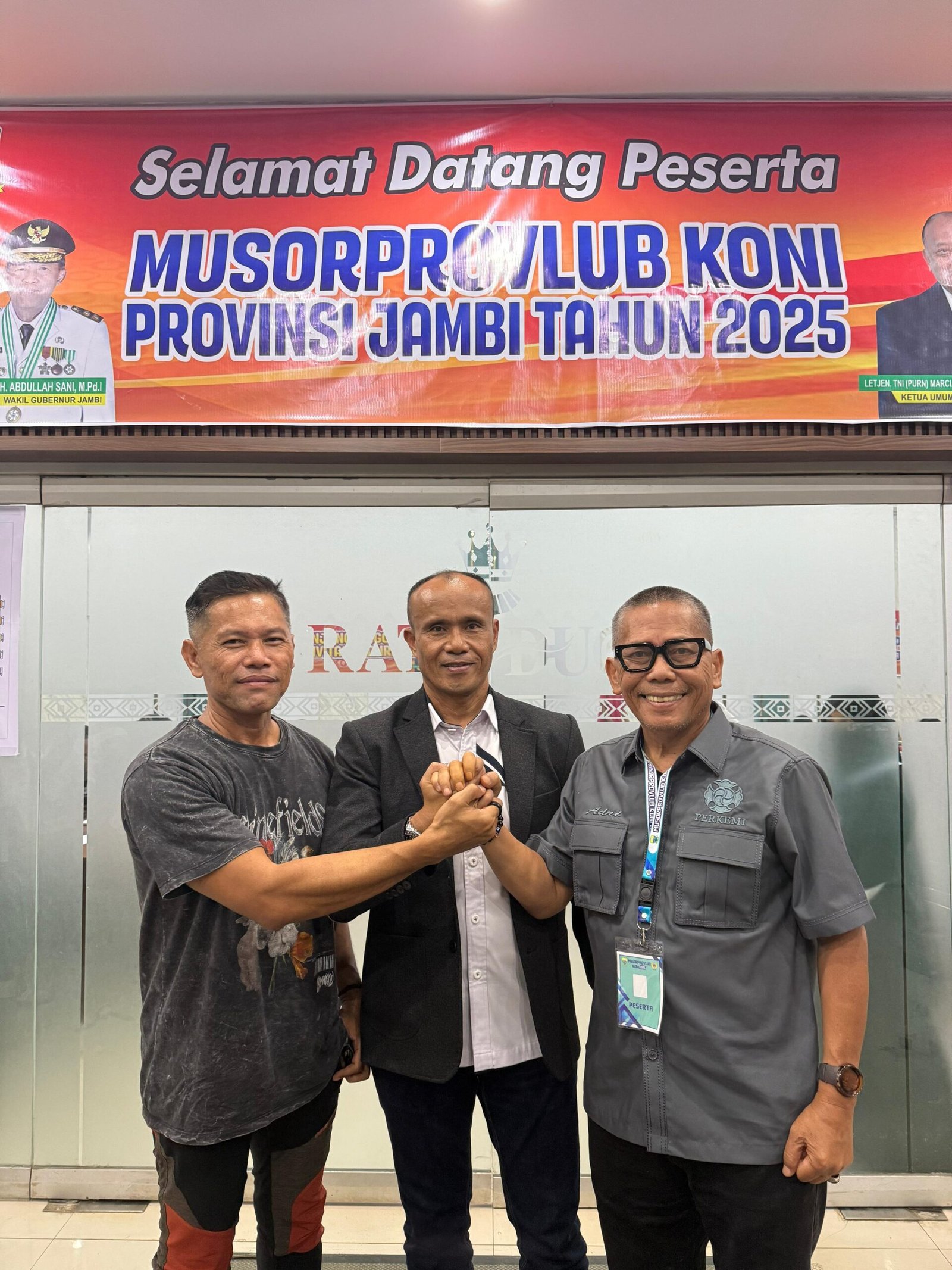 Mat Sanusi Jabat Ketua KONI Jambi, Targetkan Jambi Masuk 10 Besar Nasional