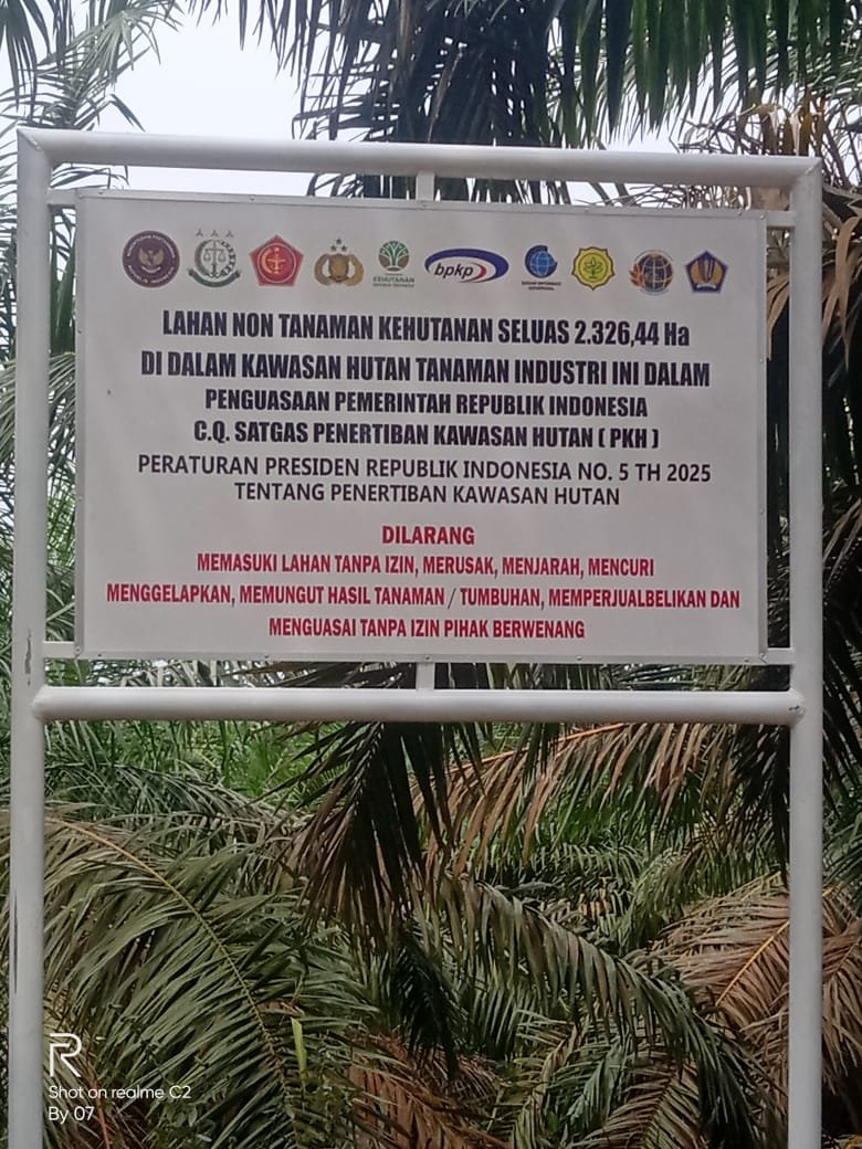 Petani Sawit Muaro Jambi Resah, Lahan Bertahun-Tahun Dipatok Satgas Kawasan Hutan