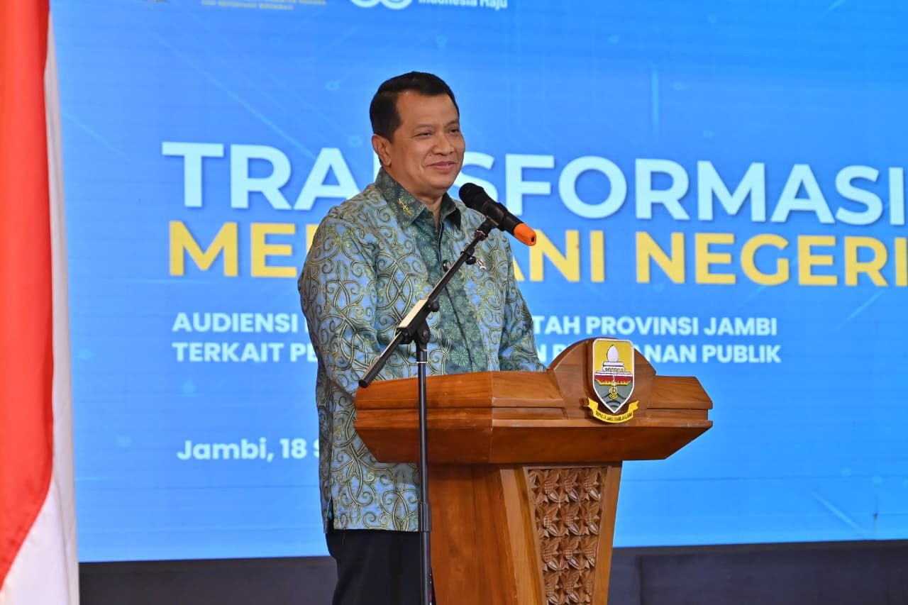Bicara di Hadapan Kepala Daerah se- Provinsi Jambi, Wamen PANRB Apresiasi Layanan Terintegrasi MPP Kota Jambi