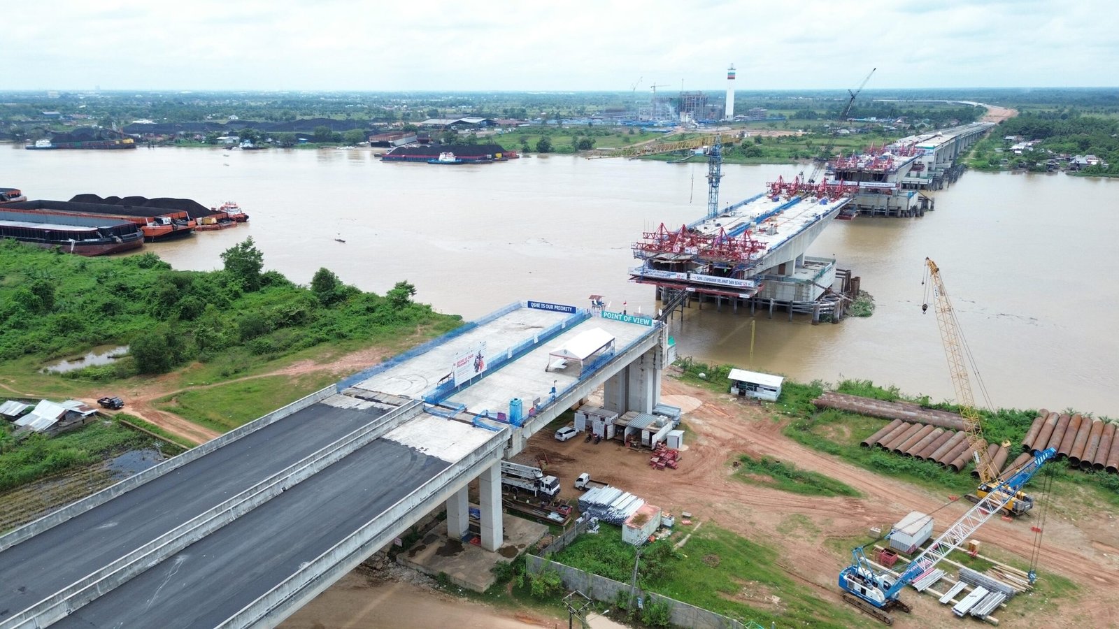 Proyek Tol Palembang–Betung Capai 70 Persen, Gibran Targetkan Selesai Lebaran 2026